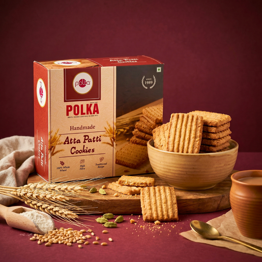 Handmade Atta Patti Cookies - 400g