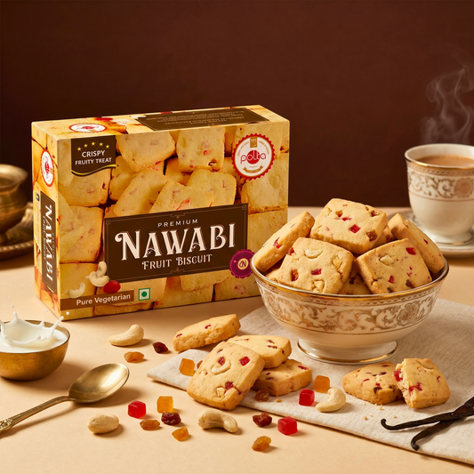 Premium Nawabi Fruit Biscuit - 400g