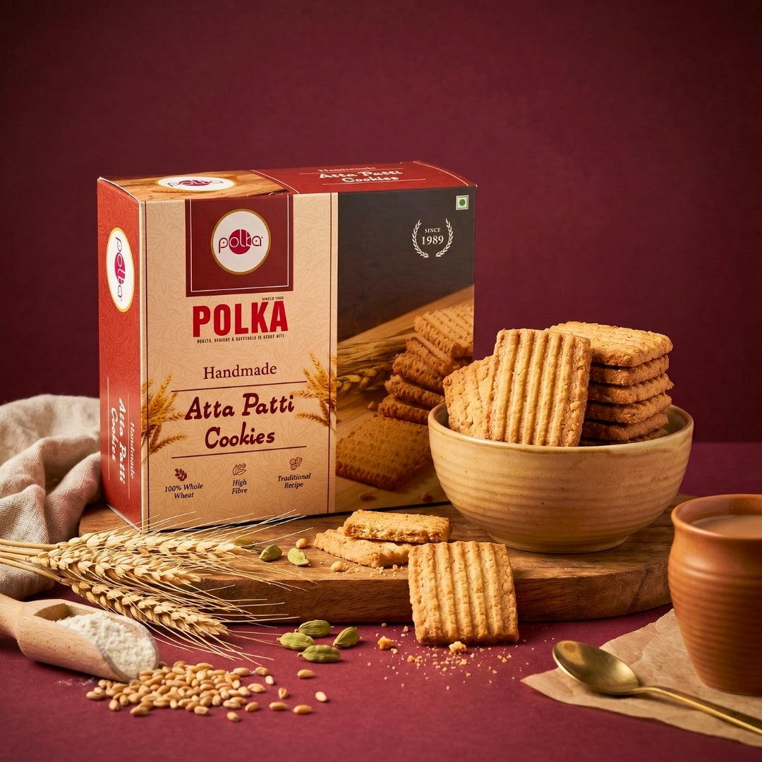Handmade Atta Patti Cookies - 400g