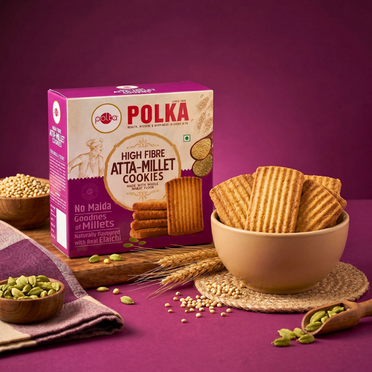 High Fibre Atta-Millet Cookies - 400g