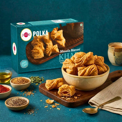 Masala Marori Khari – Crispy Baked Namkeen Khari - 200g