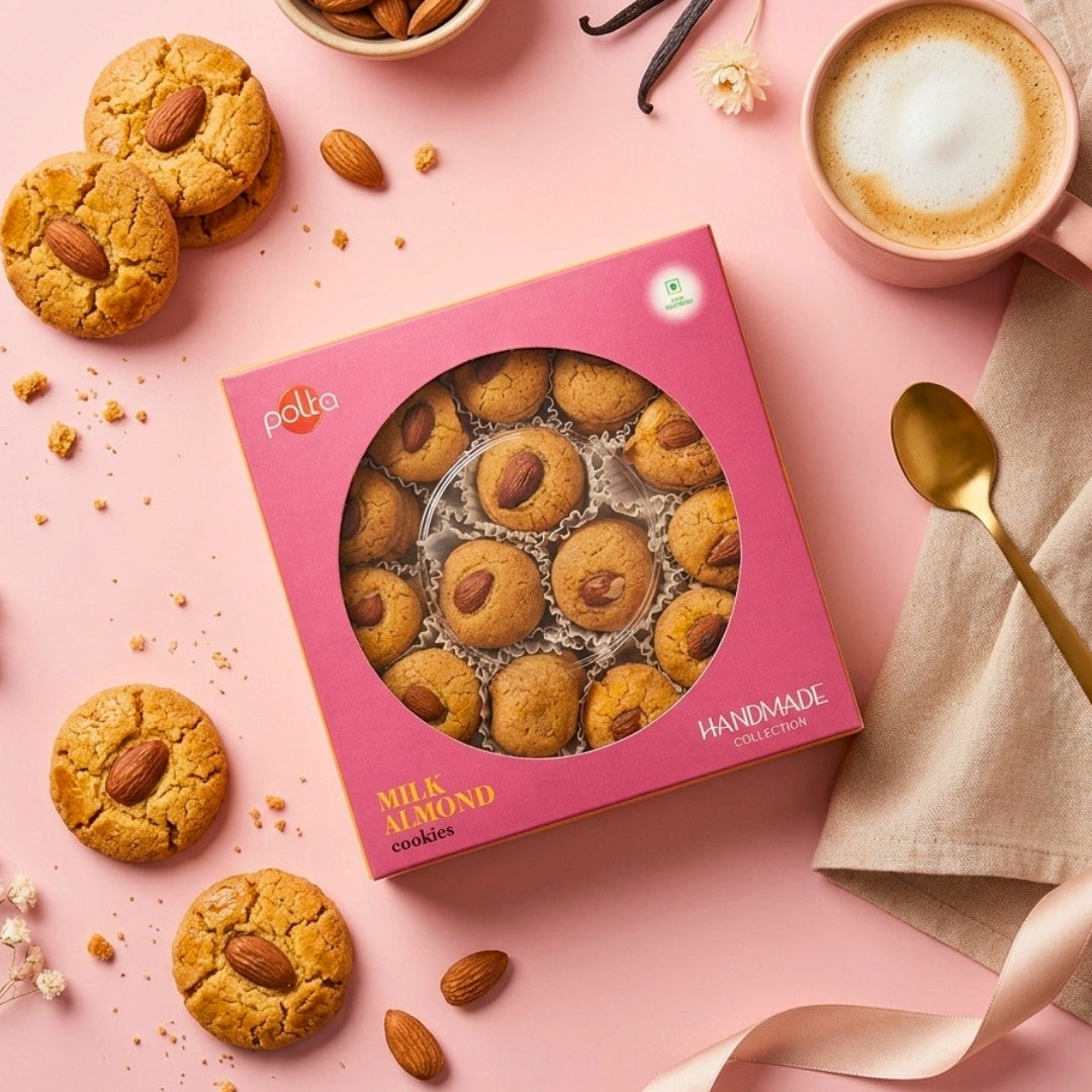 Milk Almond Cookies – Handmade Collection - 400g