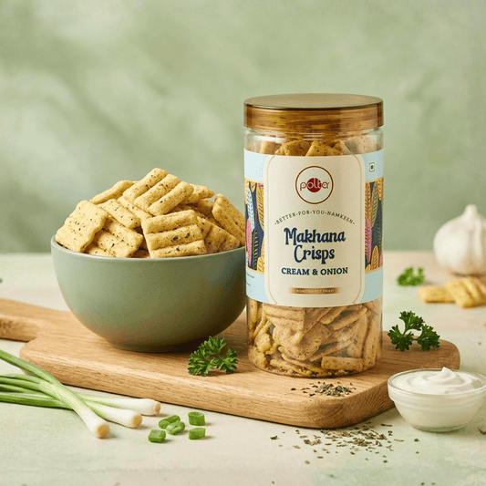 Makhana Crisps – Cream & Onion - 100g