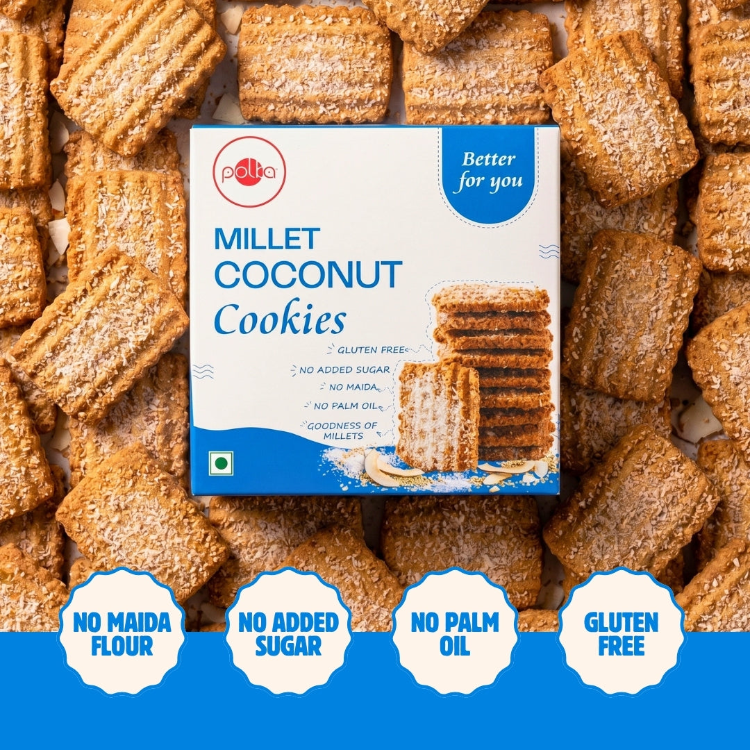 Millet Coconut Cookies - 100g