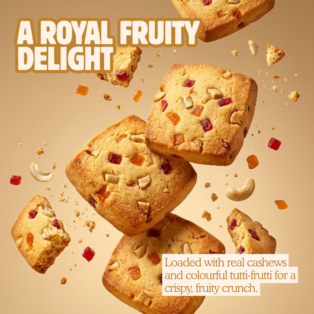 Premium Nawabi Fruit Biscuit - 400g