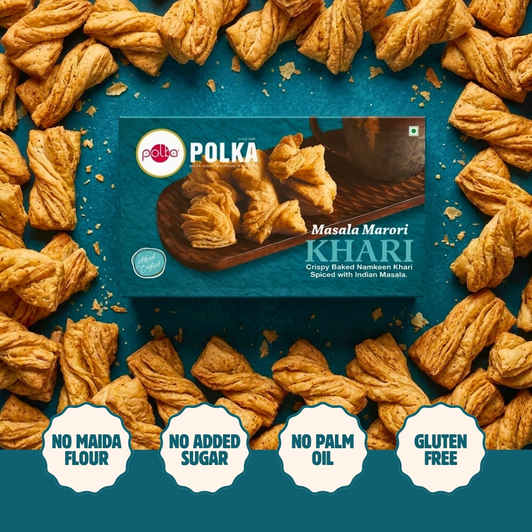 Masala Marori Khari – Crispy Baked Namkeen Khari - 200g