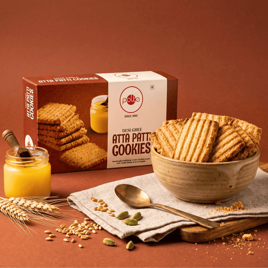 Desi Ghee Atta Patti Cookies - 360g