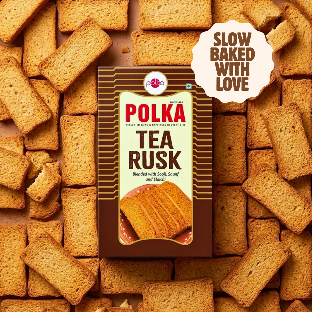 Tea Rusk – Blended with Sooji, Saunf and Elaichi - 600g