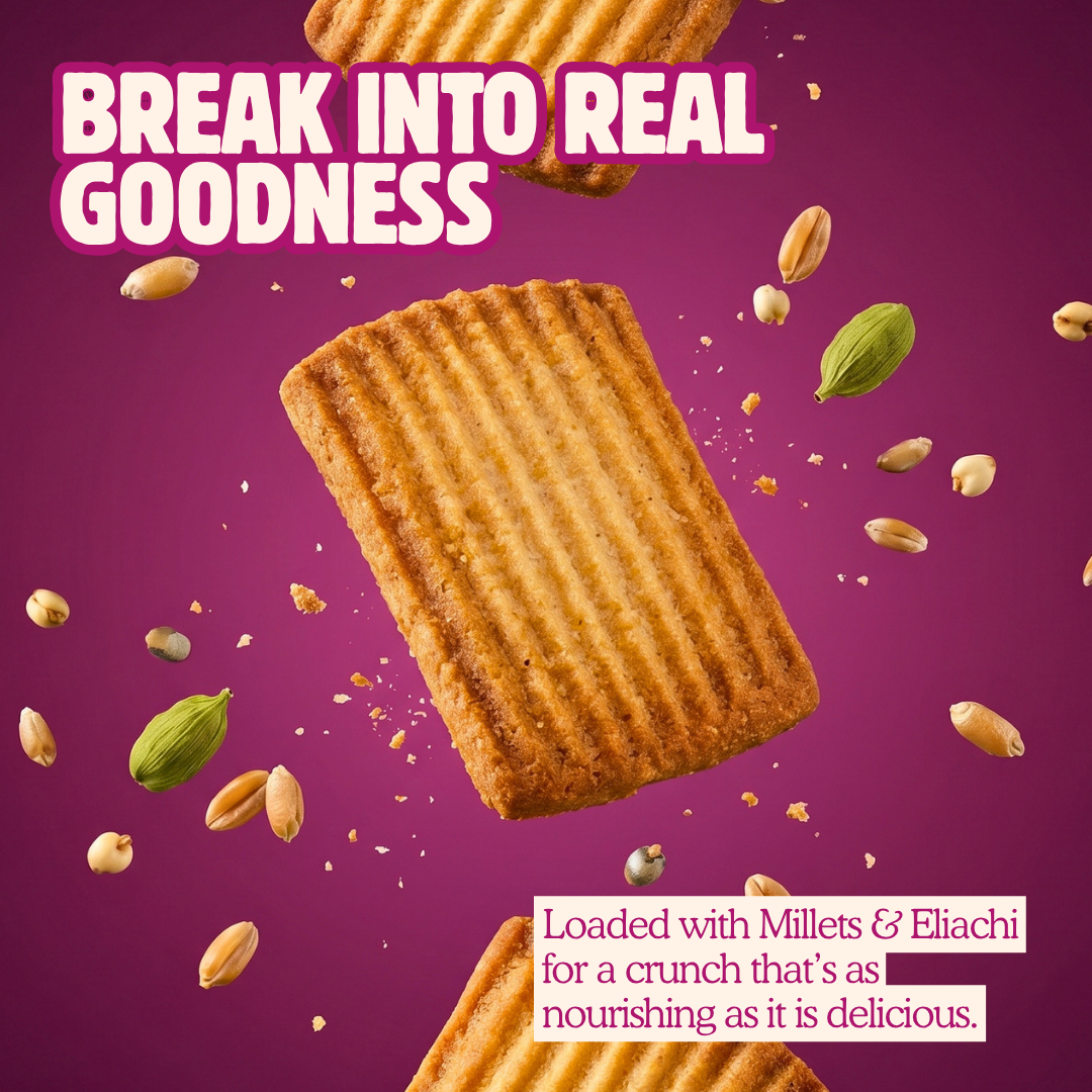 High Fibre Atta-Millet Cookies - 400g