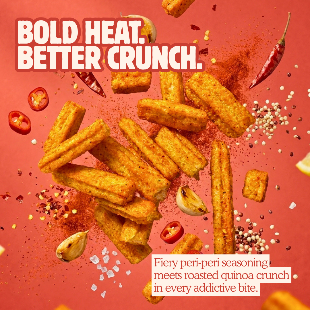 Roasted Quinoa Finger – Peri-Peri - 80g