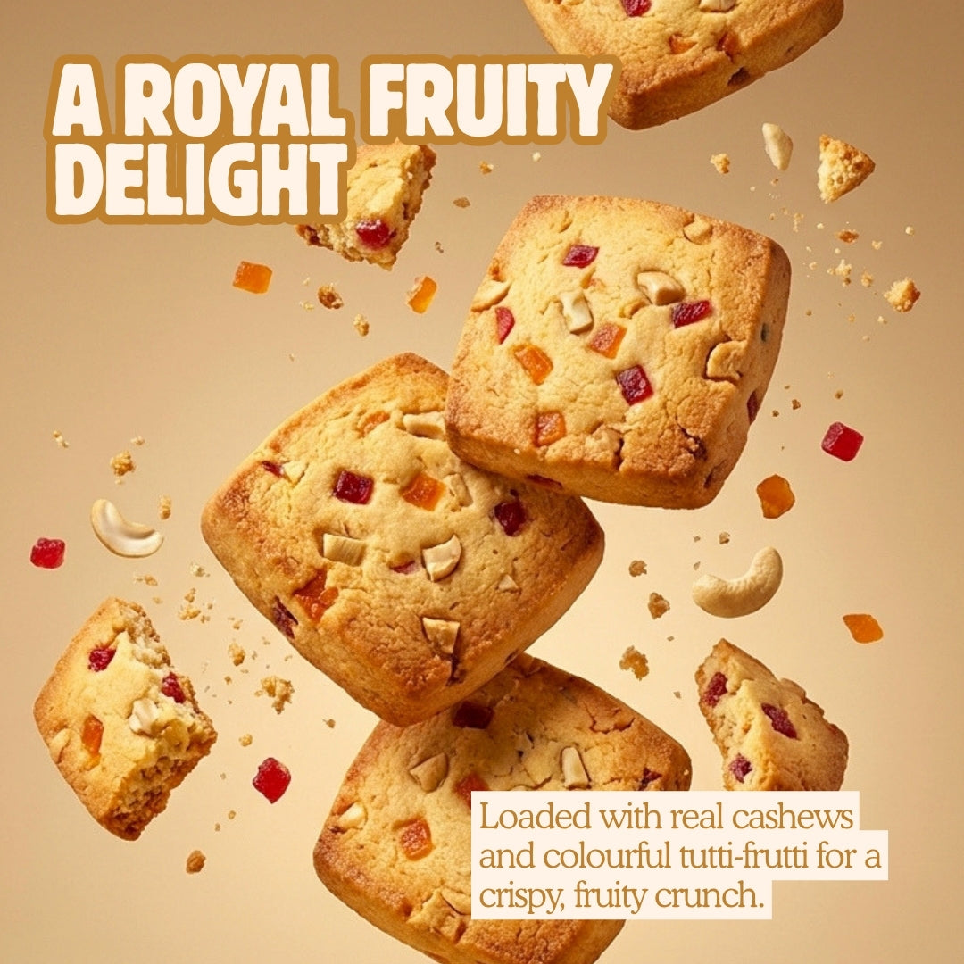 Premium Nawabi Fruit Biscuit - 400g