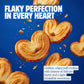 French Heart Puff – Golden Crispy Heart Shaped Sweet Puff Cookies - 200g