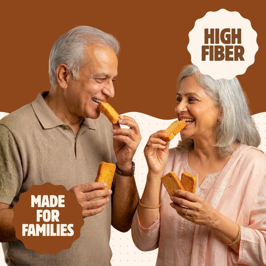 Tea Rusk – Blended with Sooji, Saunf and Elaichi - 600g