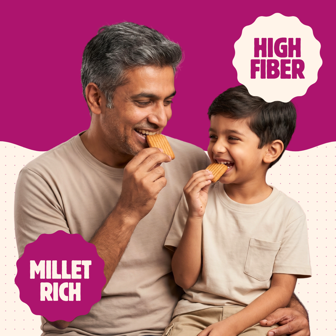 High Fibre Atta-Millet Cookies - 400g