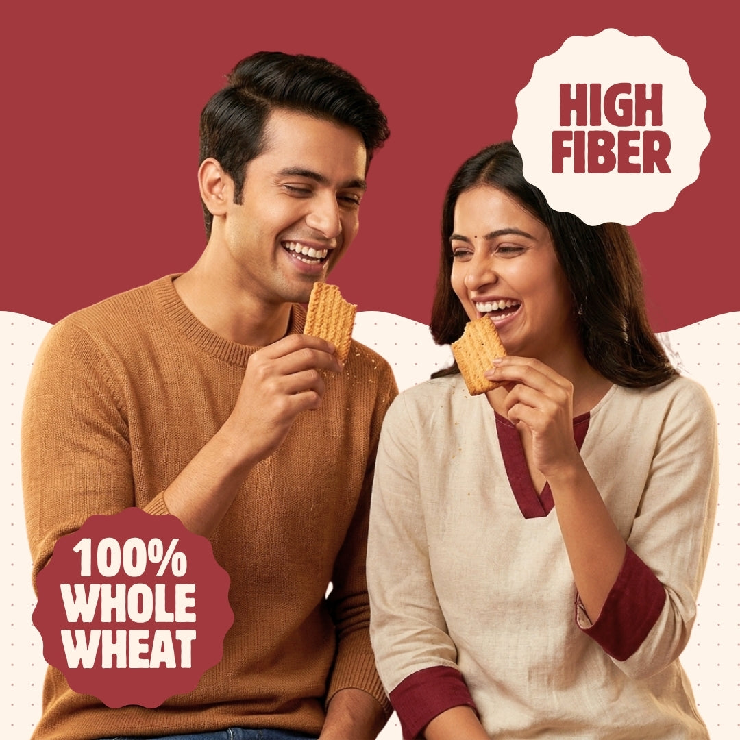 Handmade Atta Patti Cookies - 400g