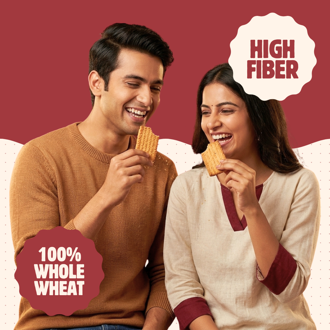Handmade Atta Patti Cookies - 400g