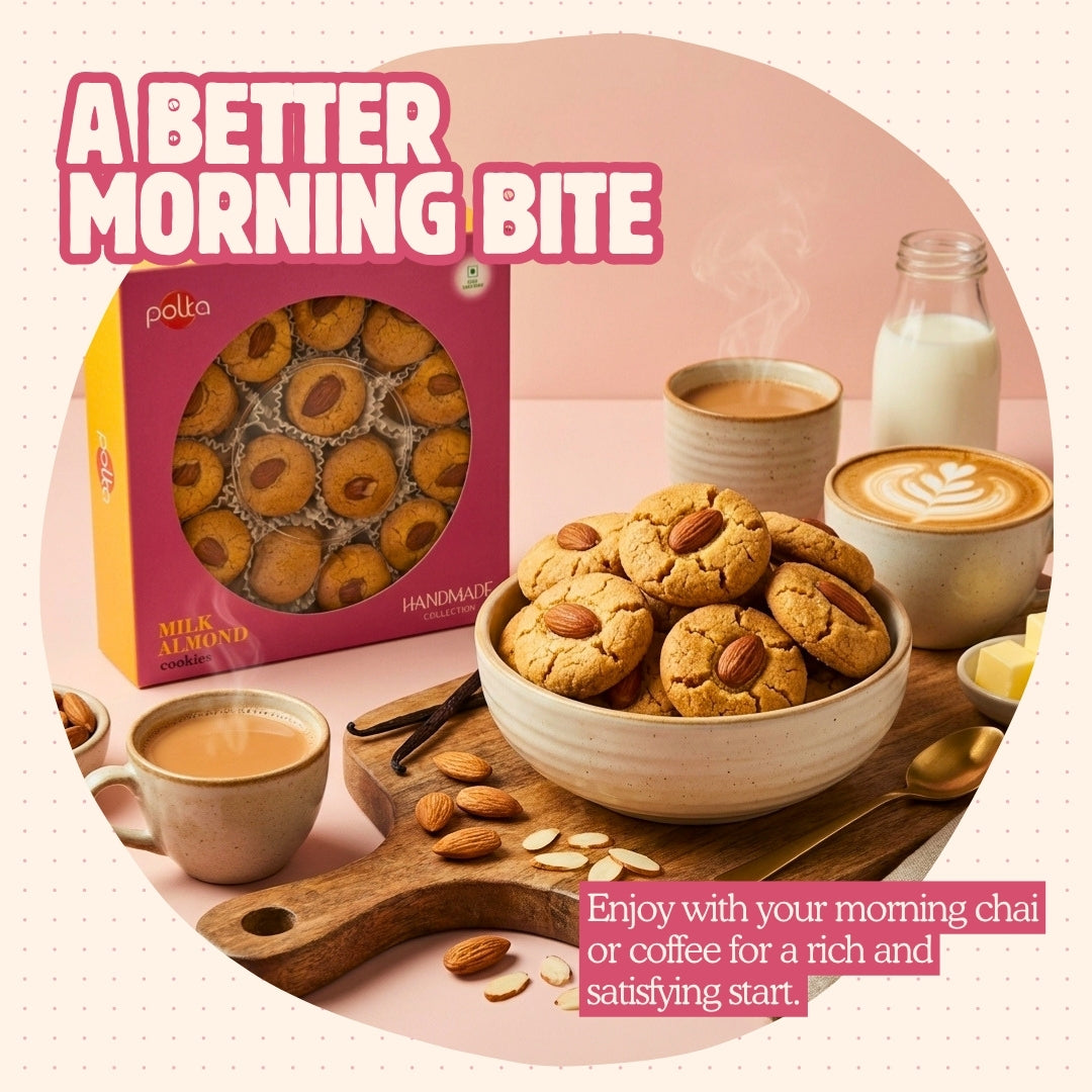 Milk Almond Cookies – Handmade Collection - 400g