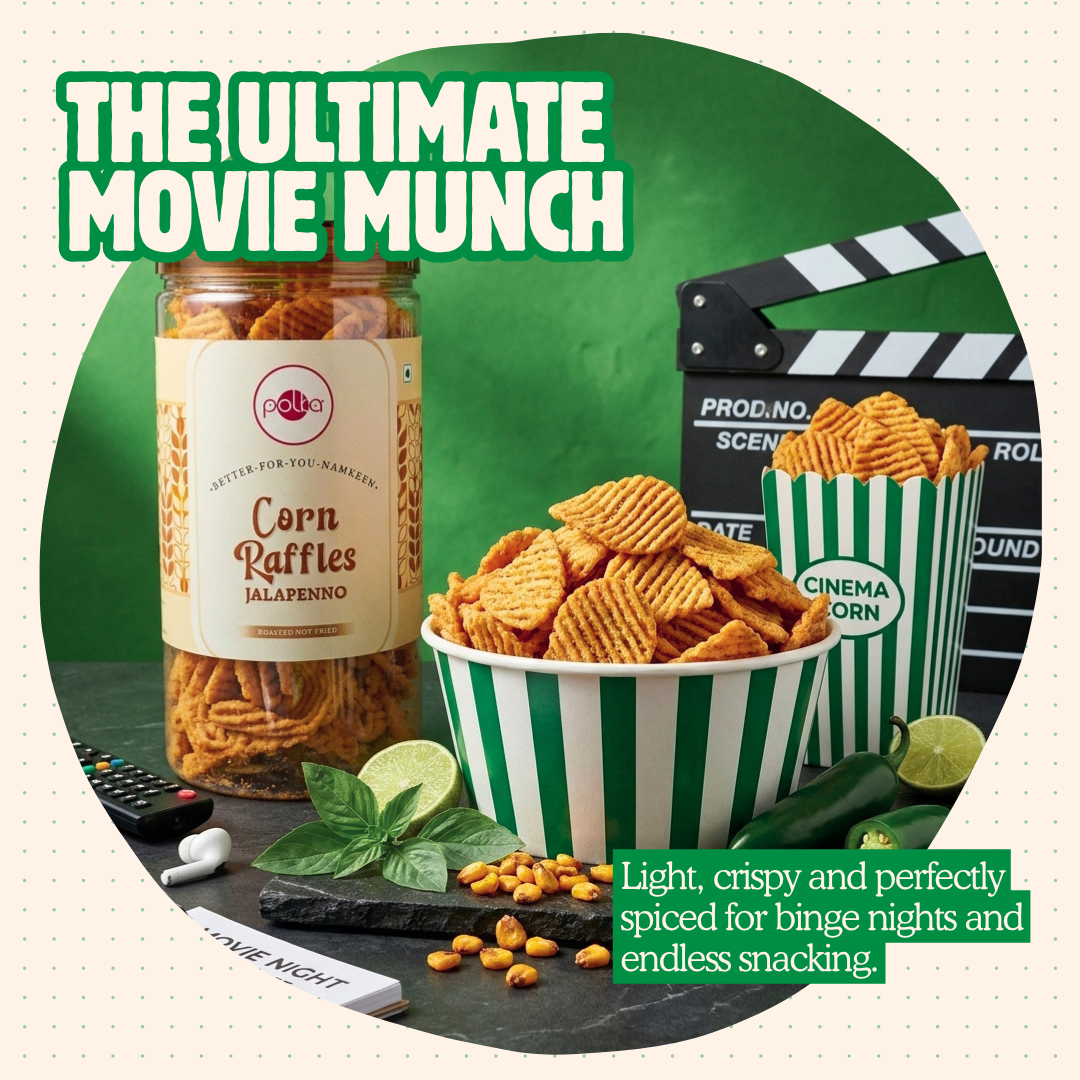 Corn Raffles Jalapeno – Better-For-You Namkeen - 65g