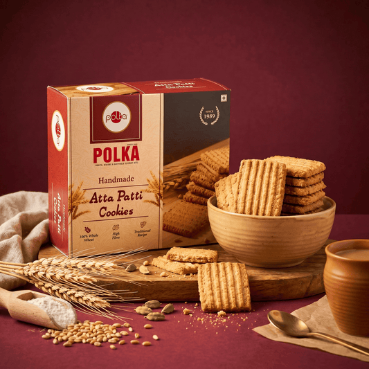 Handmade Atta Patti Cookies - 400g