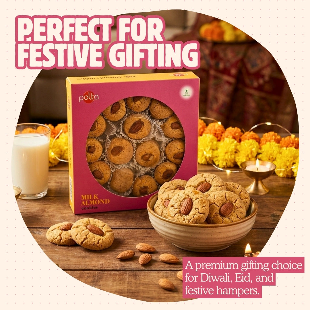 Milk Almond Cookies – Handmade Collection - 400g