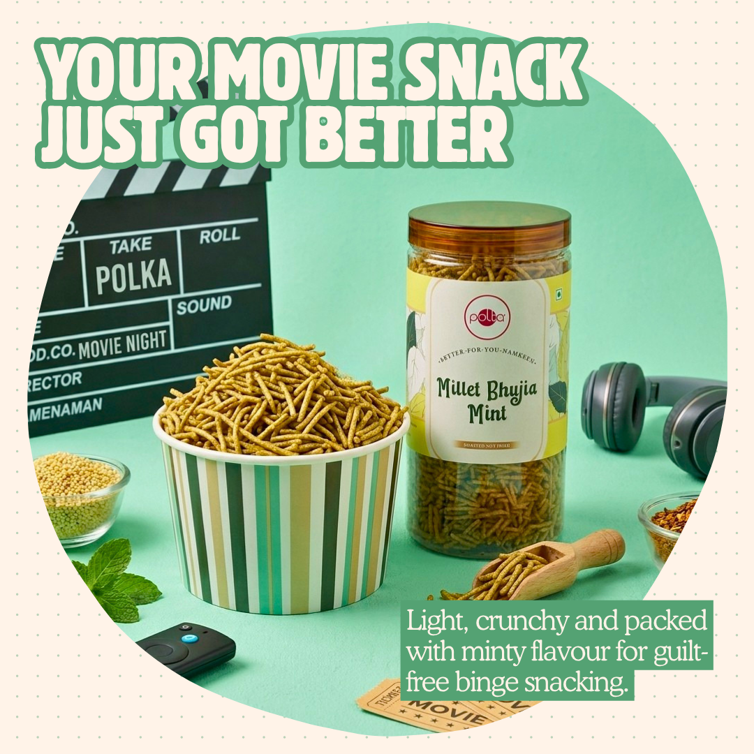 Millet Bhujia Mint – Better-For-You Namkeen - 170g