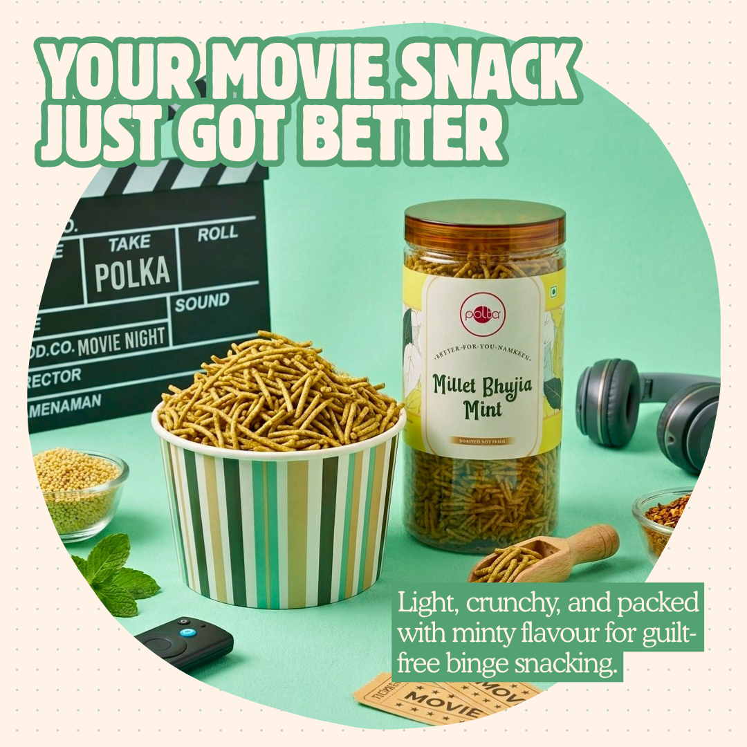 Millet Bhujia Mint – Better-For-You Namkeen - 170g