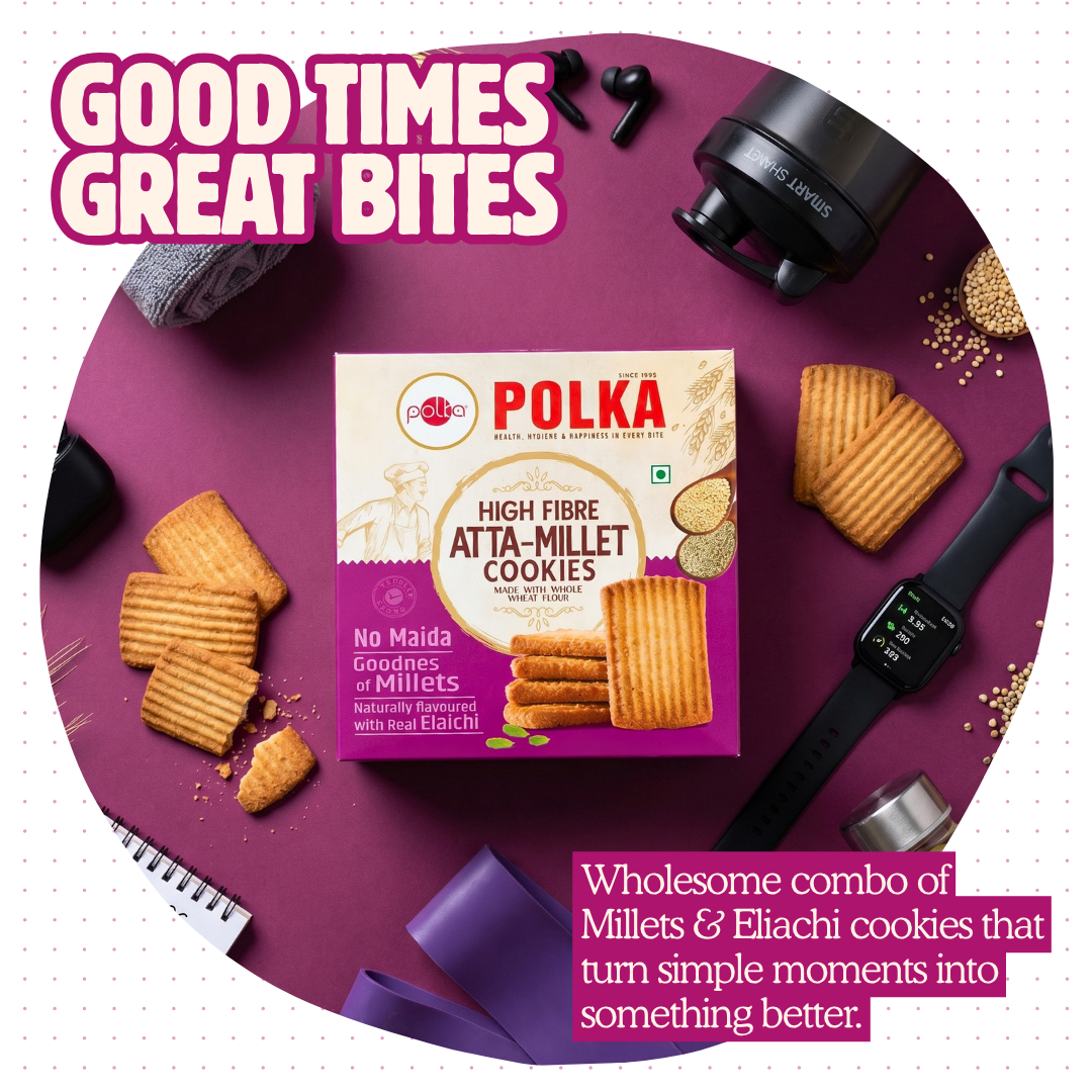 High Fibre Atta-Millet Cookies - 400g