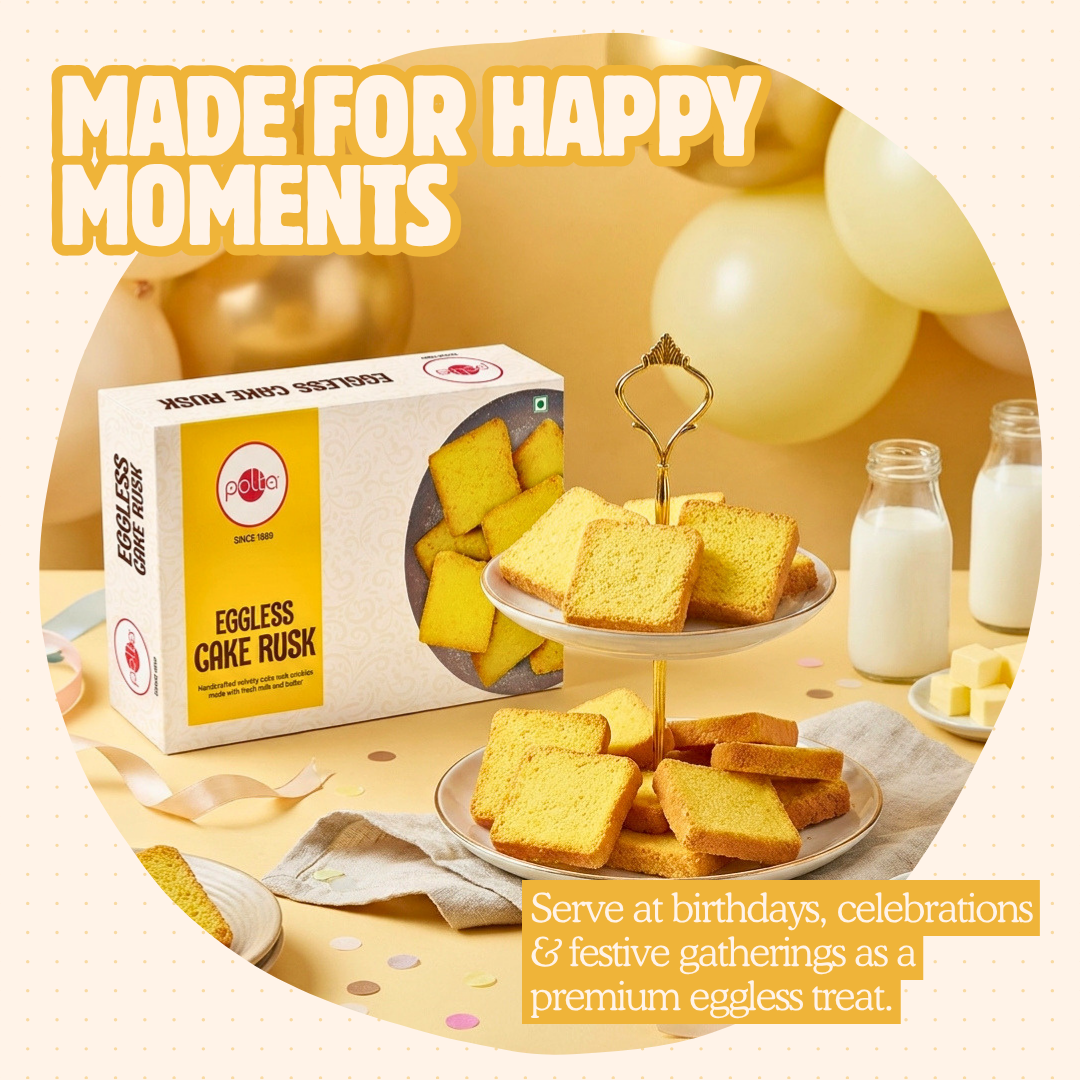 Eggless Cake Rusk - 360g