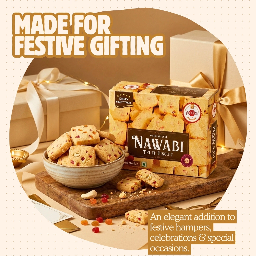 Premium Nawabi Fruit Biscuit - 400g