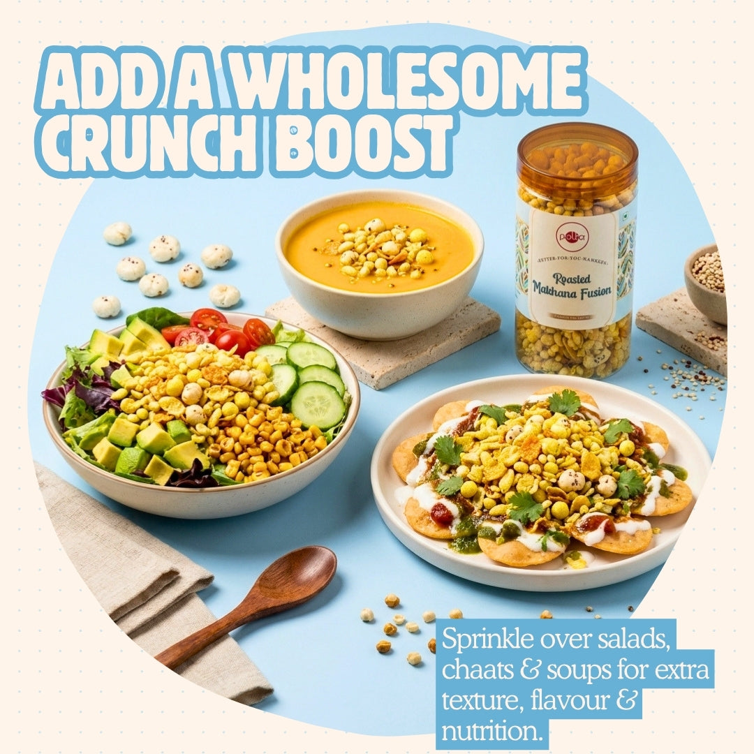 Roasted Makhana Fusion – Better-For-You Namkeen - 100g
