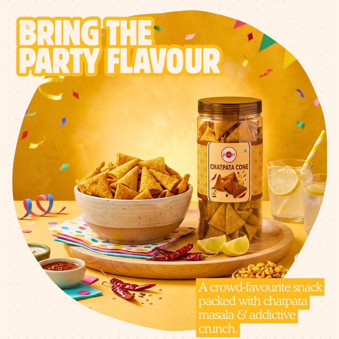 Chatpata Cone Namkeen - 180g