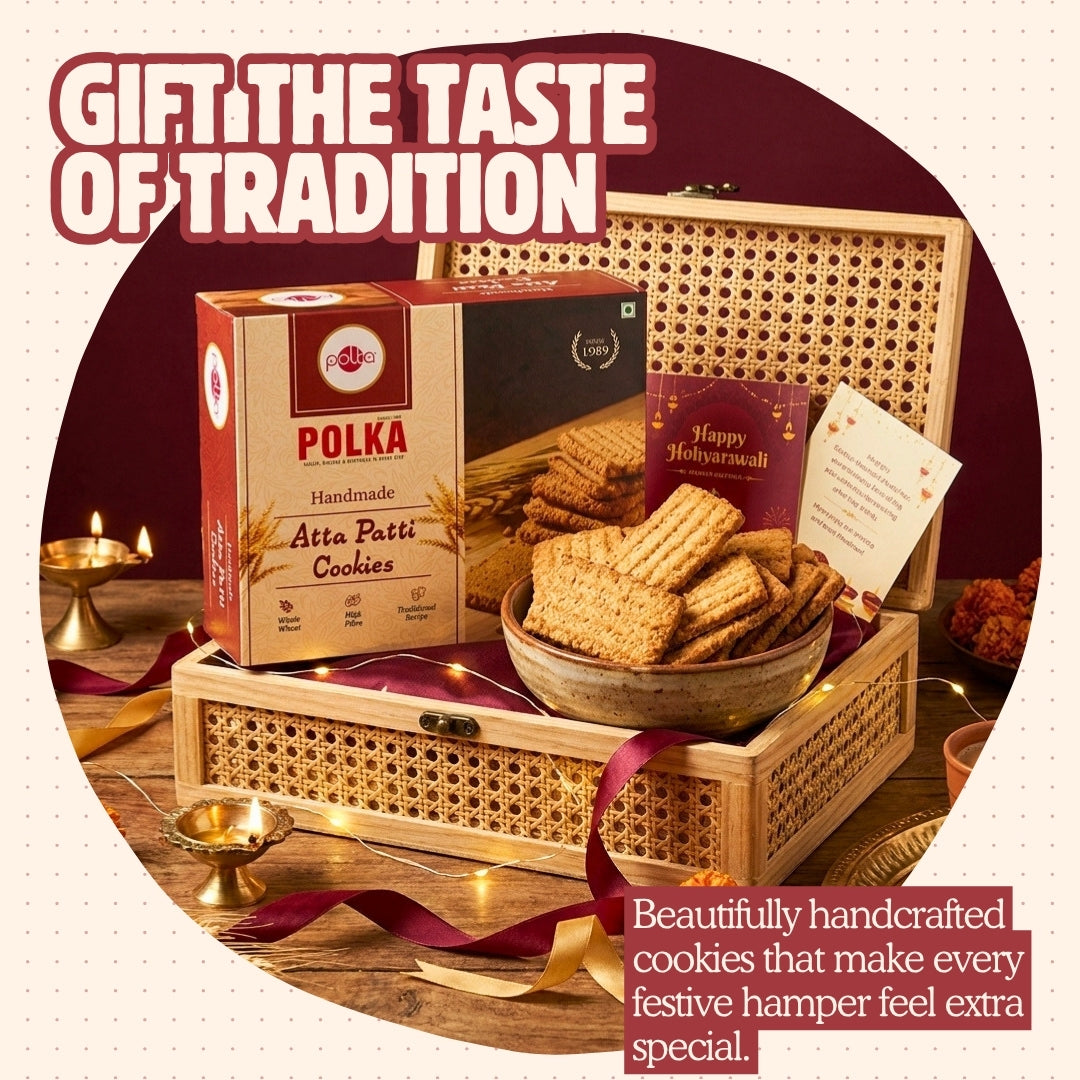 Handmade Atta Patti Cookies - 400g
