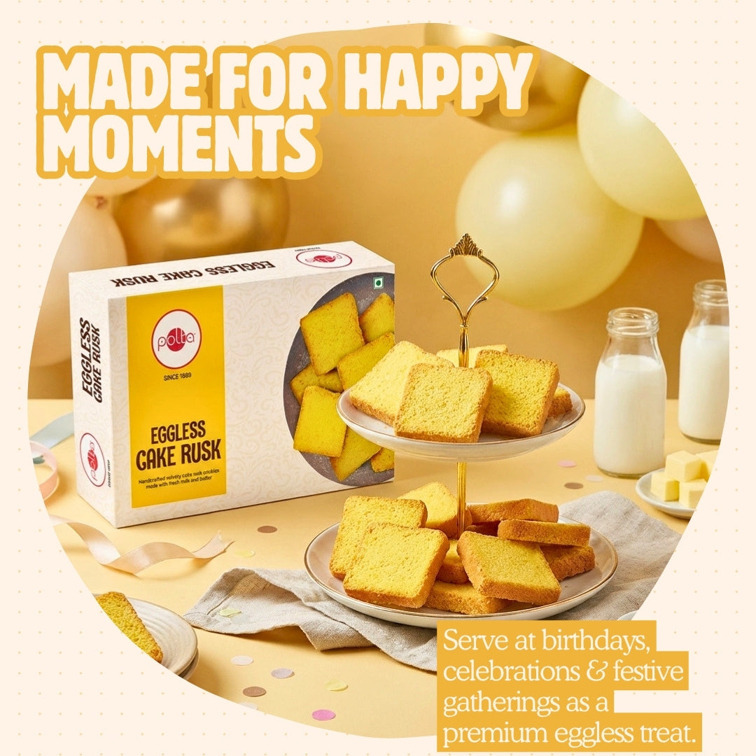 Eggless Cake Rusk - 360g