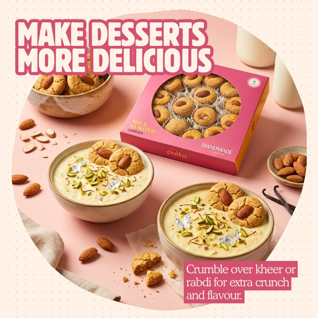 Milk Almond Cookies – Handmade Collection - 400g