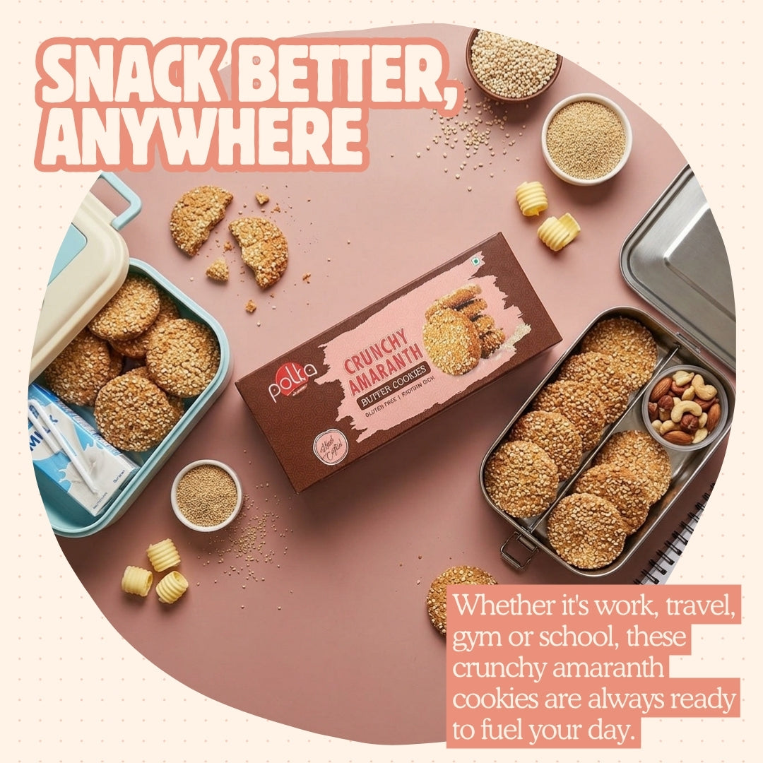 Crunchy Amaranth Butter Cookies - Gluten Free - 200g