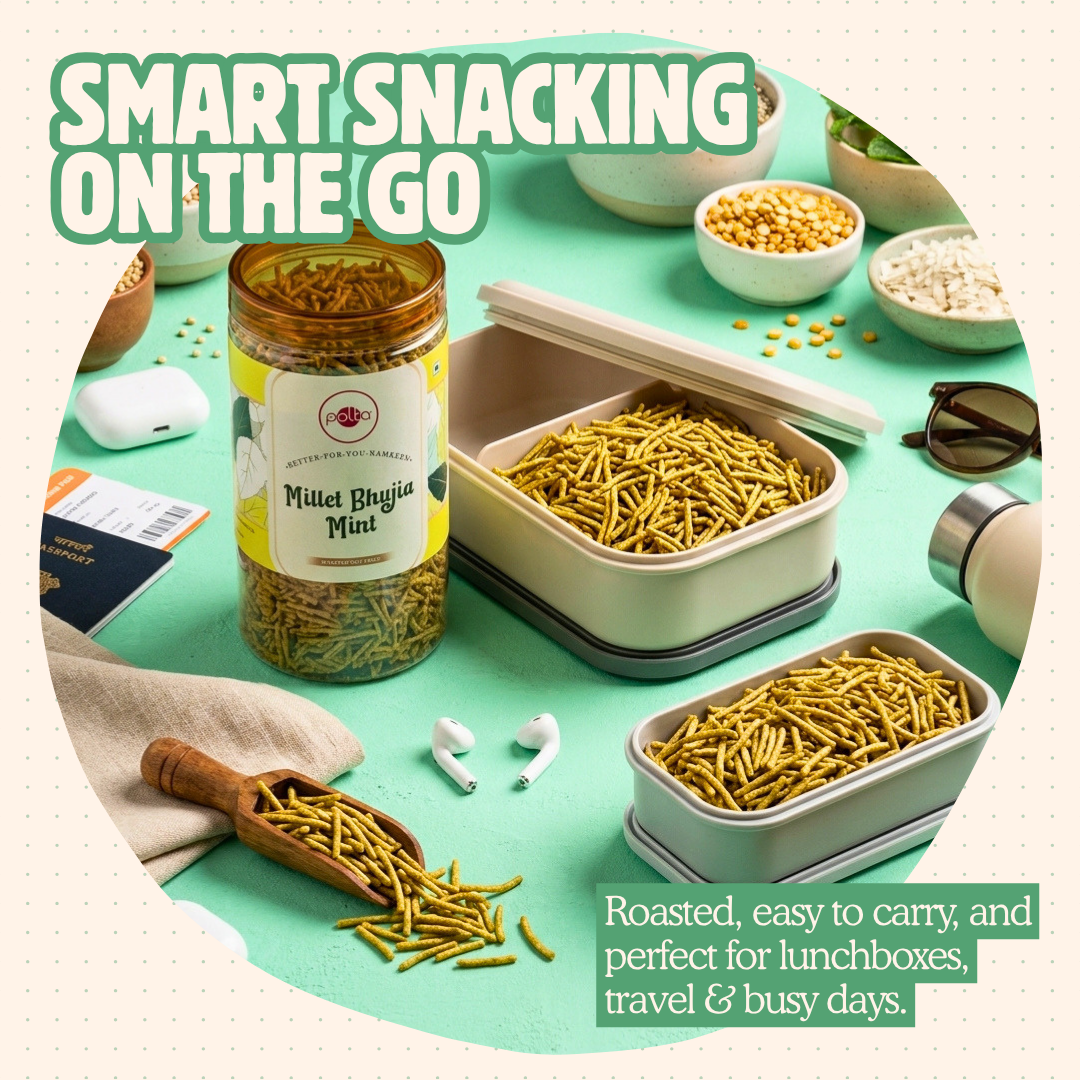 Millet Bhujia Mint – Better-For-You Namkeen - 170g