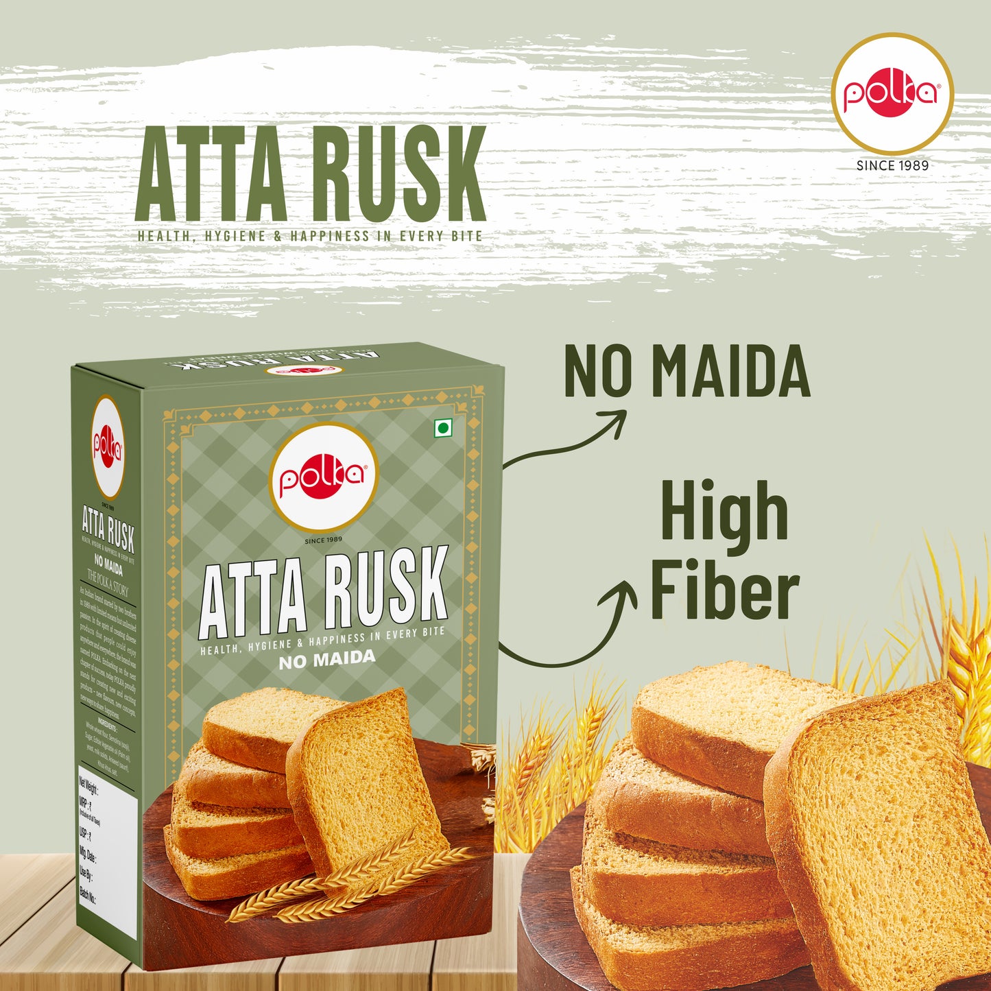 Atta Rusk – No Maida - 150g