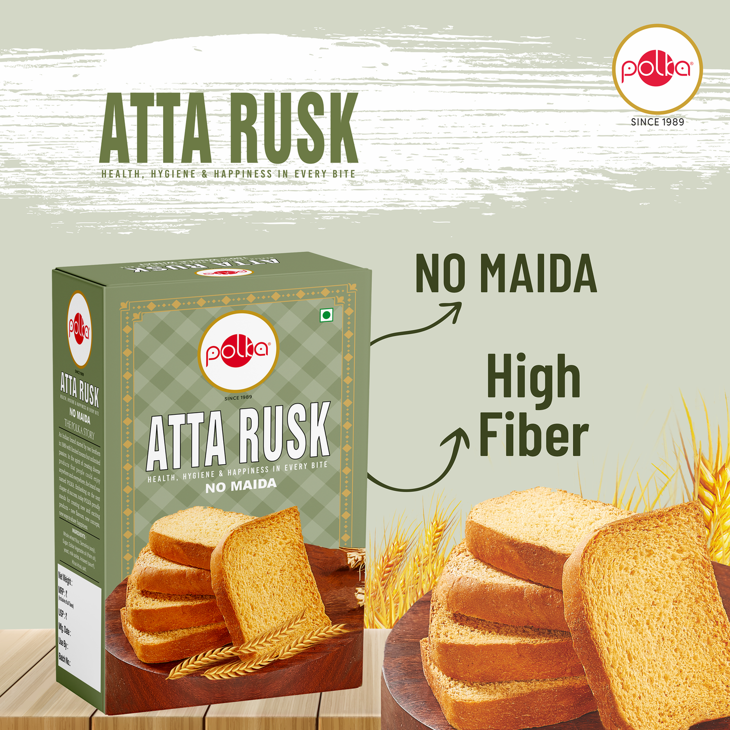 Atta Rusk – No Maida - 150g