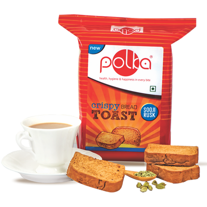 Crispy Rusk – Blended with Sooji, Saunf & Elaichi - 600g