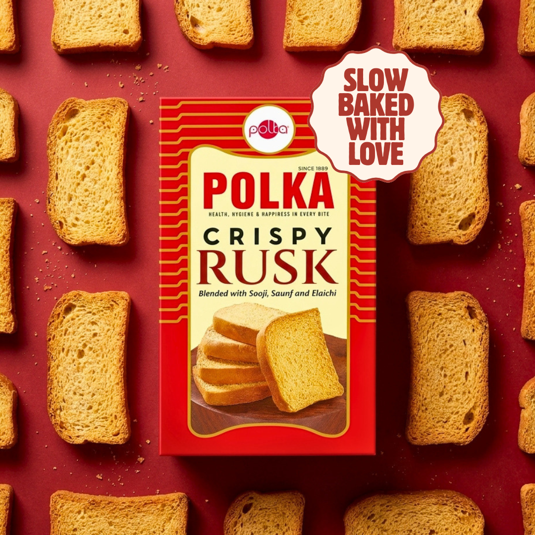 Crispy Rusk – Blended with Sooji, Saunf & Elaichi - 600g