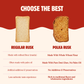 Desi Ghee Rusk – Made with Pure Desi Ghee & Elaichi - 150g
