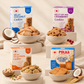 Polka Millet Four Ways set includes Millet Coconut, Millet Oat Cranberry, Millet Kaju Pista, and Atta-Millet cookies.