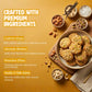 handmade dry fruit cookies topped with cashews, badam, and pista